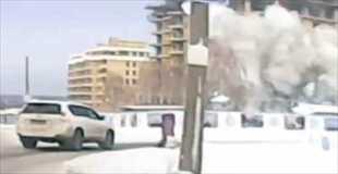 【動画】とある雪国での突然の出来事。