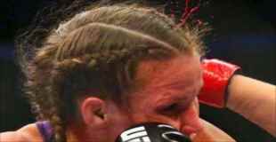 【閲覧注意】格闘技UFCの試合で女性選手の耳がちぎれる