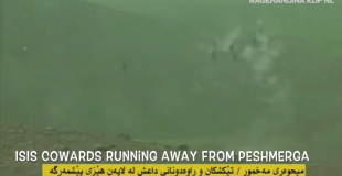 【閲覧注意】隠れる所が無い草原でISIS（イスラム国）軍を片っ端から撃ち殺す(動画)