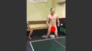 【動画】卓球でぺ○スを使ったナイスショットを決め雄叫びを上げるふるちんの男ｗｗｗ
