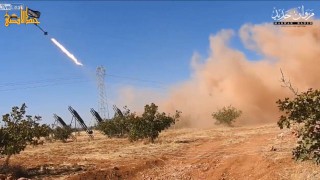 【動画】ミサイル発射から着弾先をドローンで撮影した動画。