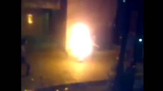 【動画】放火しようとした放火犯が誤って自分に引火し火だるまに…。