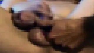 【超閲覧注意】スプリットペニス（二つに裂けたペニス）の男性のオナニー動画。※かなりグロいので閲覧注意。